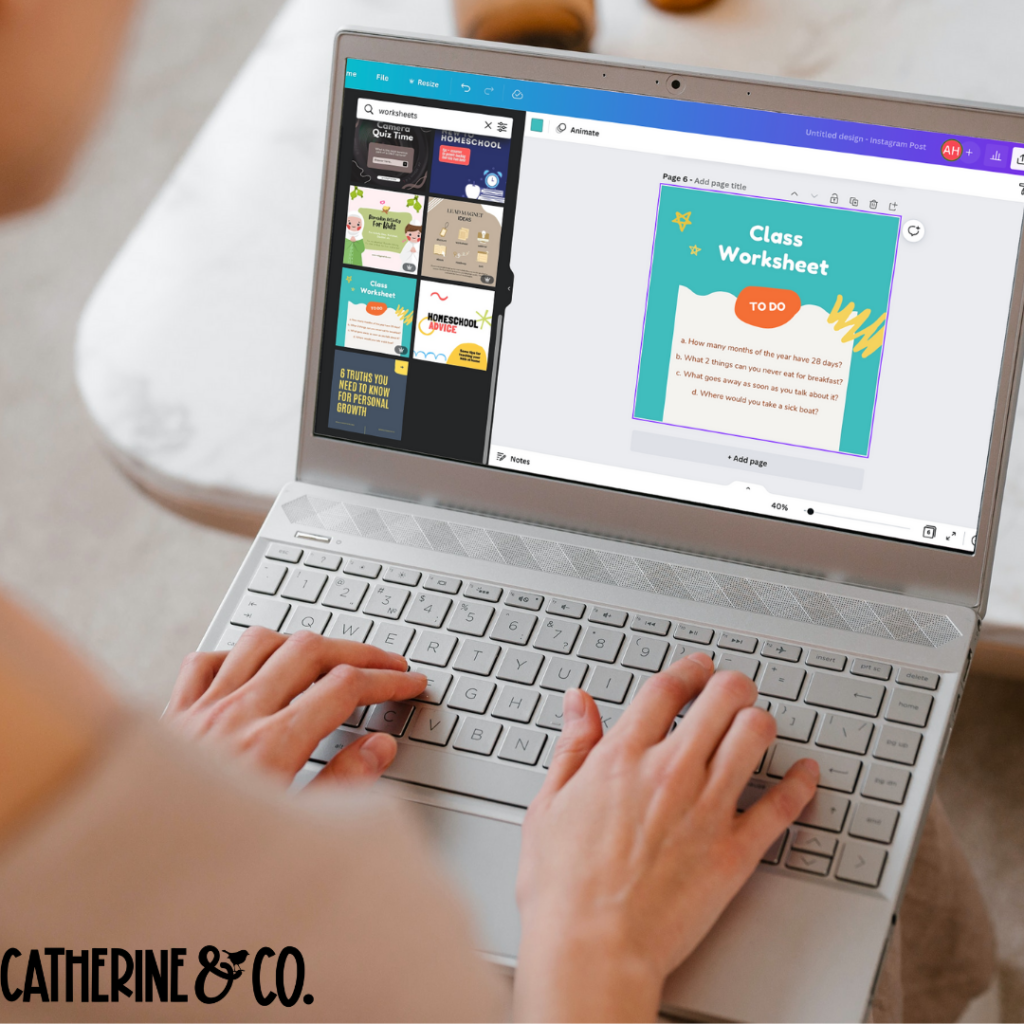 Canva is an incredible resource for teachers looking to create custom posters, worksheets, and more. And, the teacher discounts keep coming with a FREE Canva for education account that's easy to sign up for and use right away.