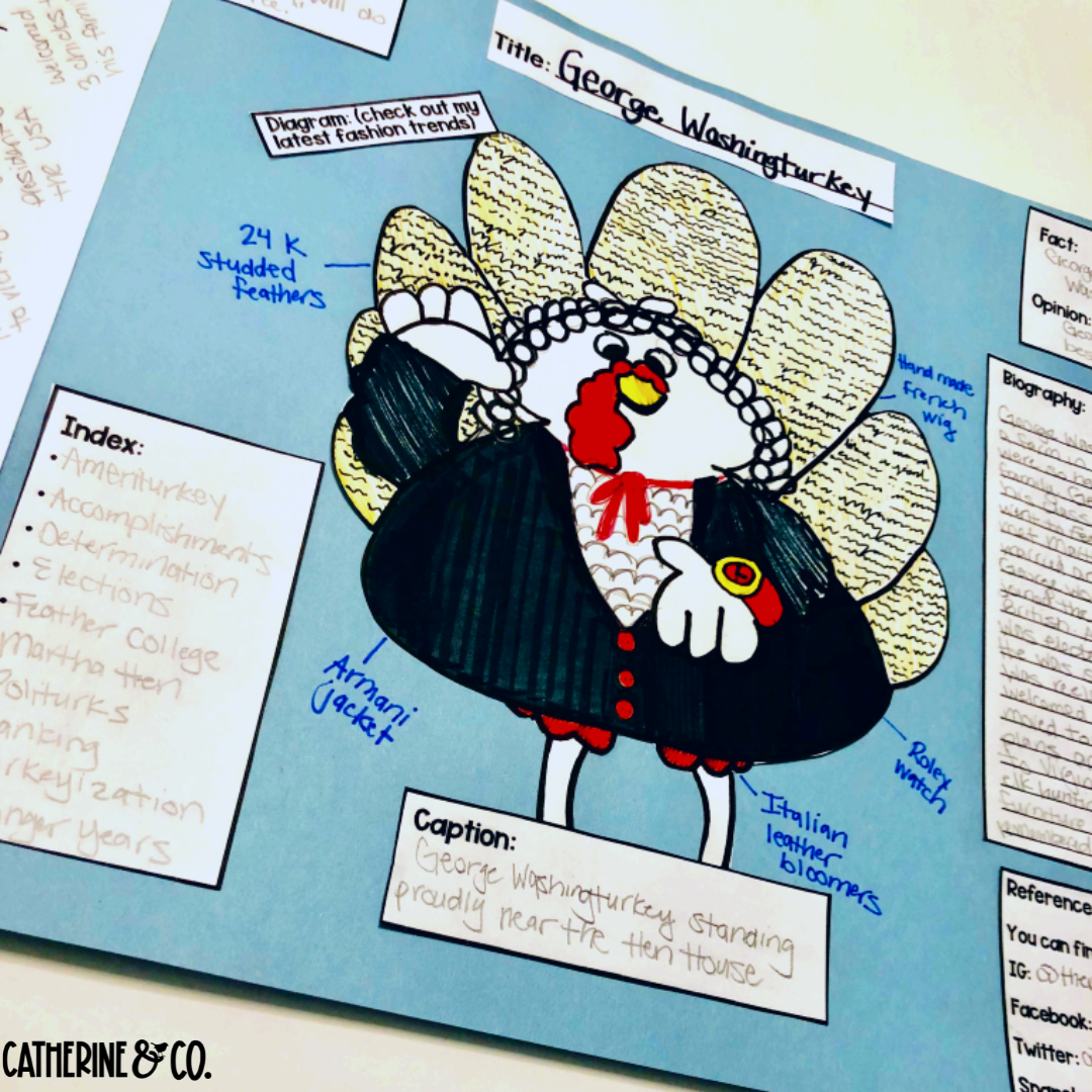 4 Fun Thanksgiving Activities for Upper Elementary - Catherine & Co.